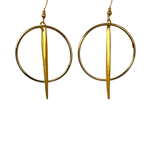 contemporary gold hoops