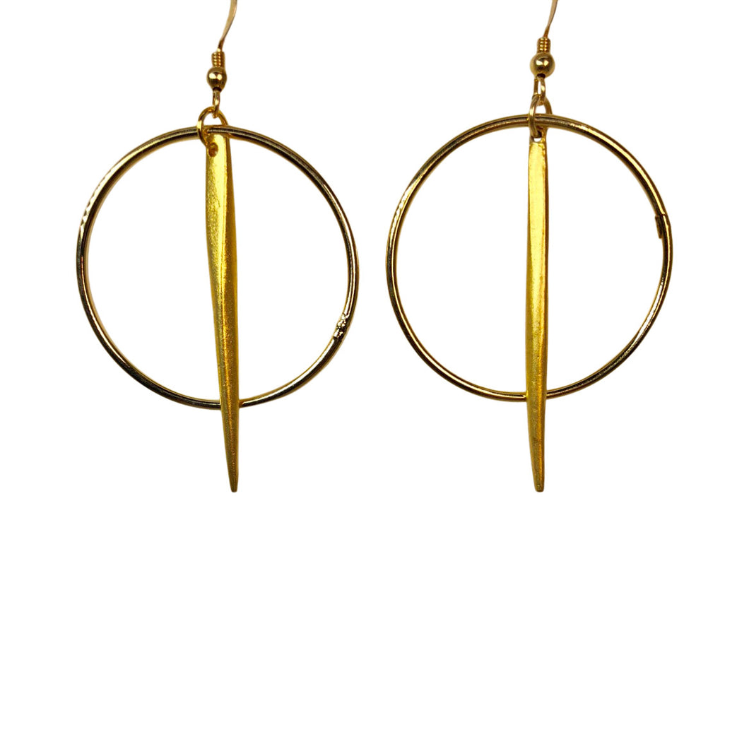 contemporary gold hoops