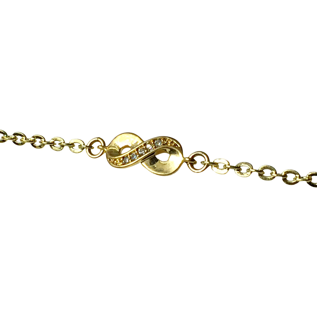 sparkling infinity bracelet