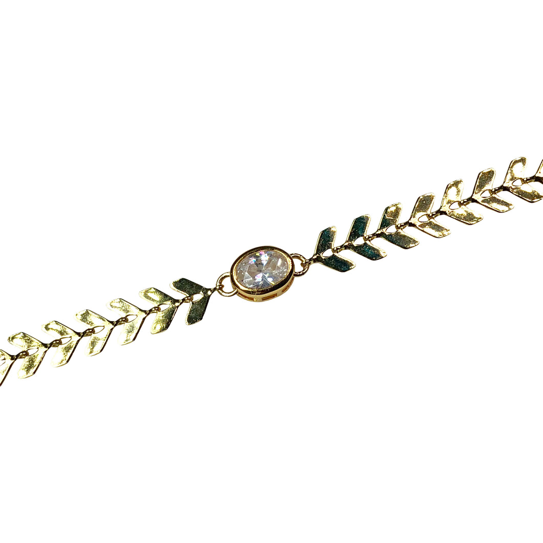 golden arrows with cz